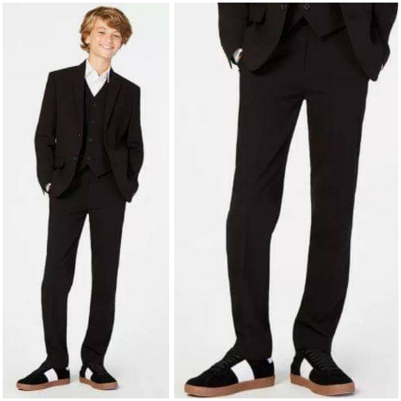 boys slim fit suit pants